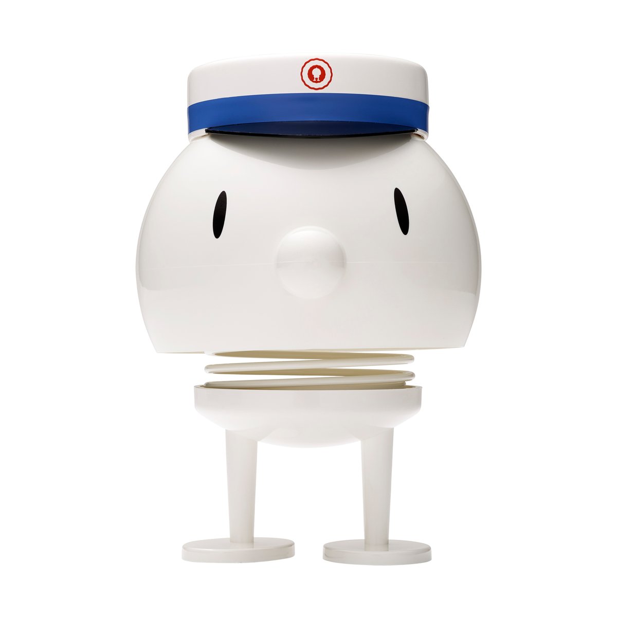 Hoptimist Student Bumble M figure White | Scandinavian Design | Wooden figures | White
