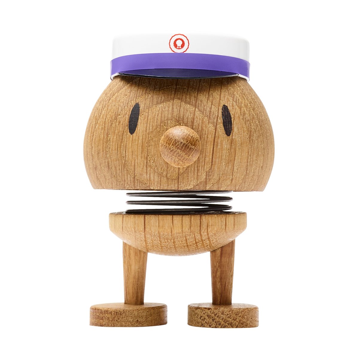 Hoptimist Student Bumble S figure Oak | Scandinavian Design | Wooden figures | Brown