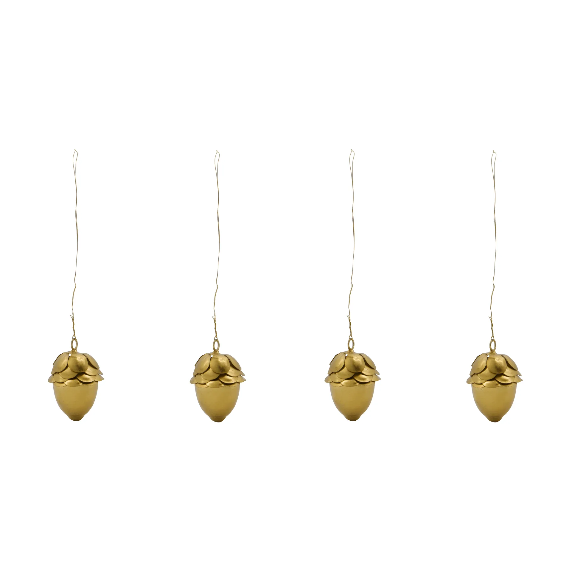Acorn decorative hanger 4-pack, Gold House Doctor