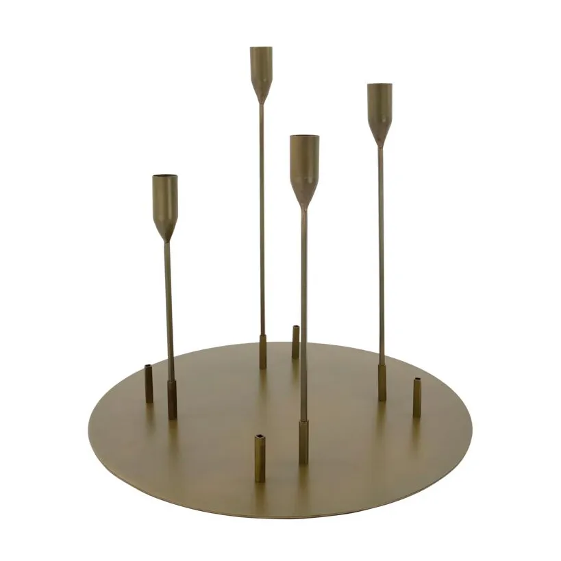 House Doctor Advent candle sticks o40 cm Antique brass