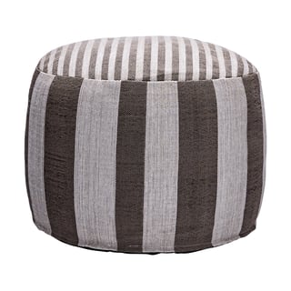 House Doctor Alfo pouf 40xØ60 cm Brown-white