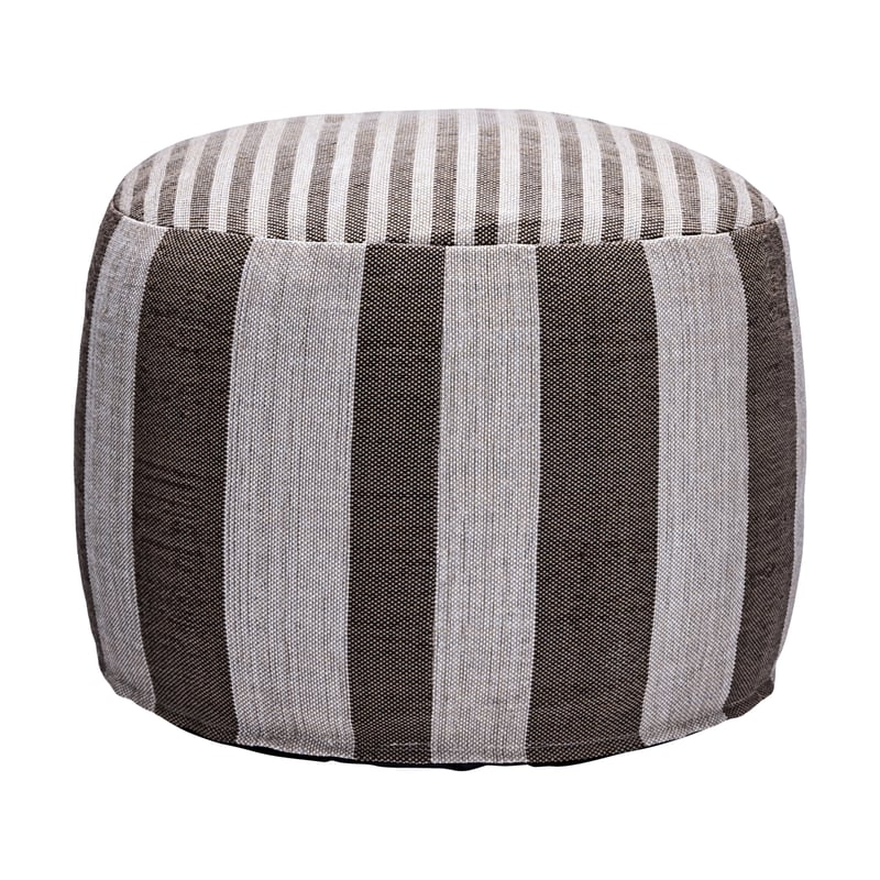 House Doctor Alfo pouf 40xØ60 cm Brown-white