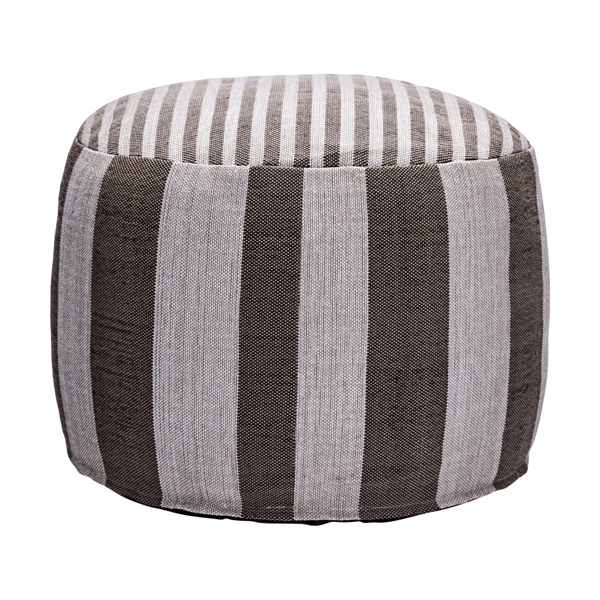 House Doctor Alfo pouf 40xØ60 cm Brown-white | Scandinavian Design | Brown