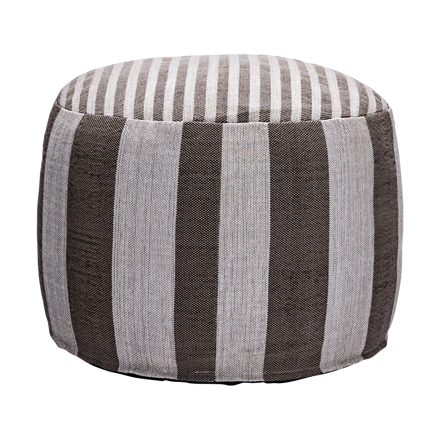Alfo pouf Ø60x40 cm, Brown-white House Doctor