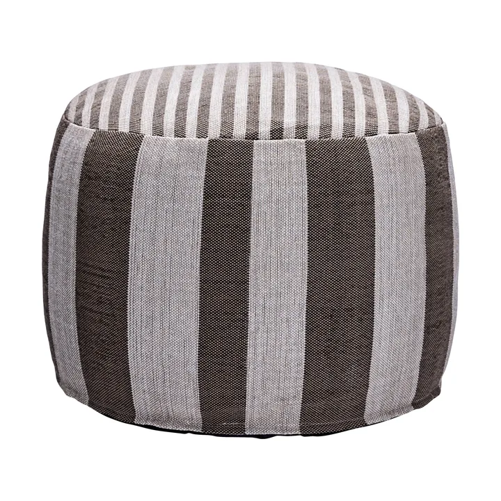 Alfo pouf Ø60x40 cm - Brown-white - House Doctor
