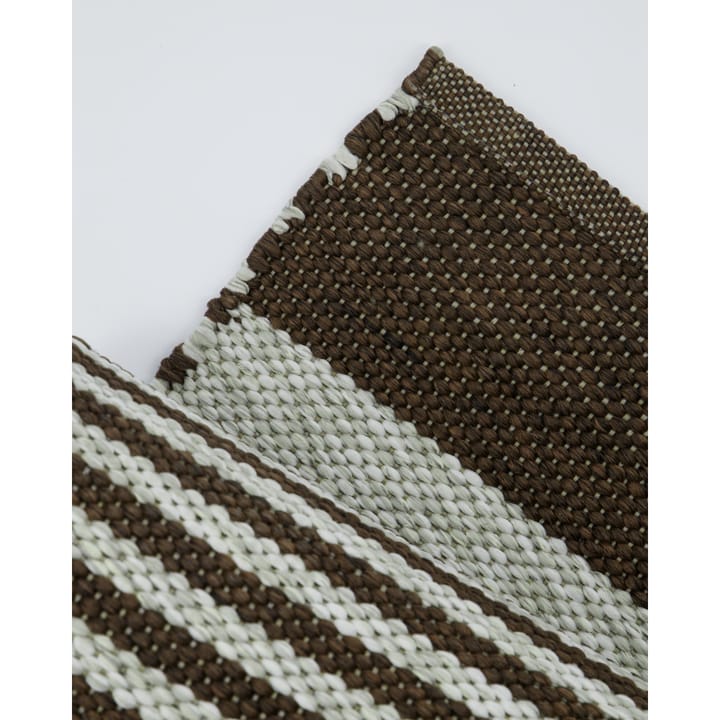 Alfo runner rug 90x200 cm, Brown-white House Doctor
