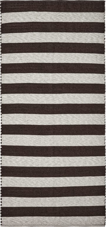 Alfo runner rug 90x200 cm - Brown-white - House Doctor