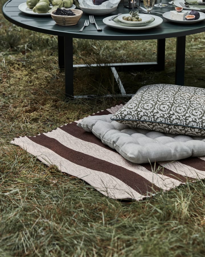Alfo runner rug 90x200 cm, Brown-white House Doctor