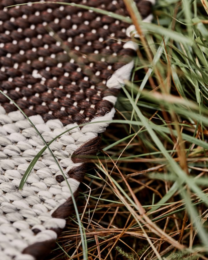 Alfo runner rug 90x200 cm, Brown-white House Doctor