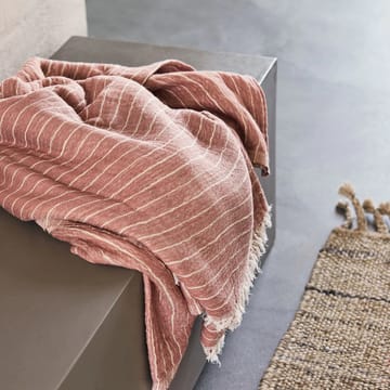 Alice stripe throw 140x200 cm - Dusty berry - House Doctor