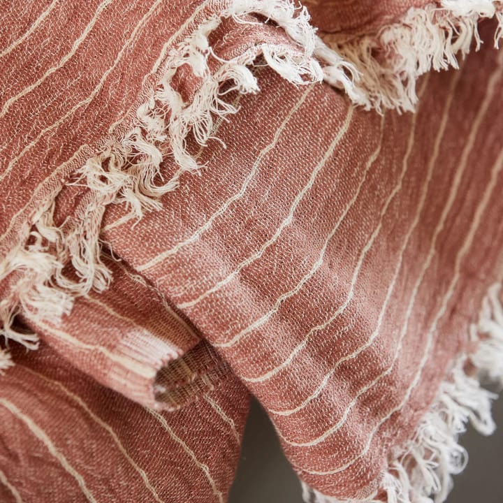 Alice stripe throw 140x200 cm - Dusty berry - House Doctor