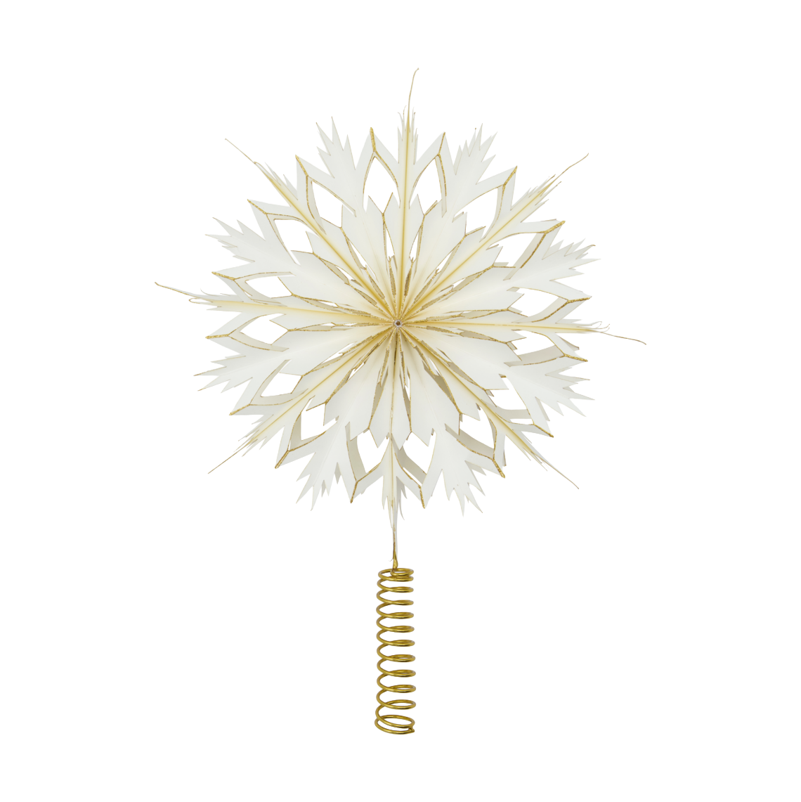 House Doctor Alsta top star White-golden | Scandinavian Design | Christmas decorations | White