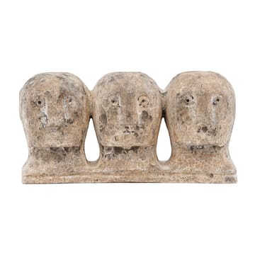 Ancient head decoration - grey-brown - House Doctor