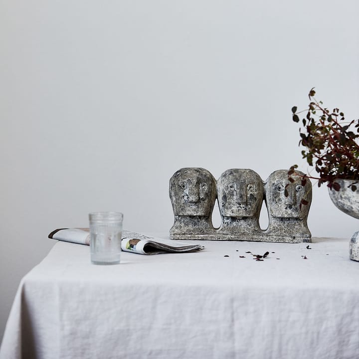 Ancient head decoration, grey-brown House Doctor