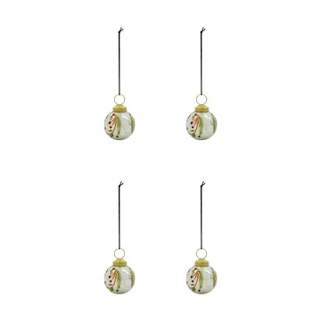 Antico Christmas bauble 4-pack - Light blue - House Doctor