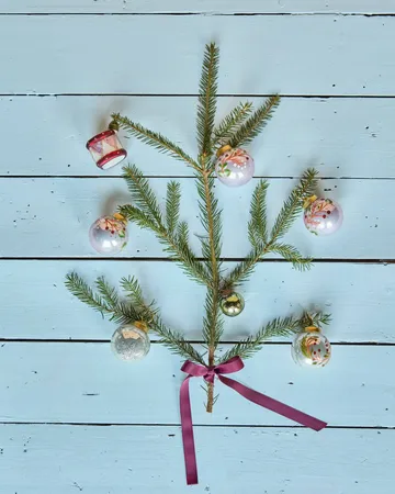 Antico Christmas bauble 4-pack - Pink - House Doctor