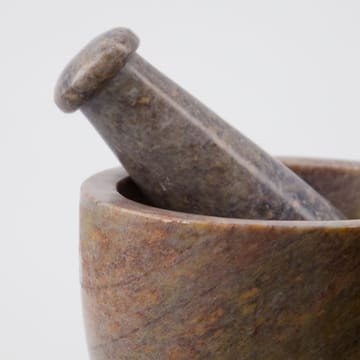 Arb mortar with pestle Ø10 cm - Brown - House Doctor
