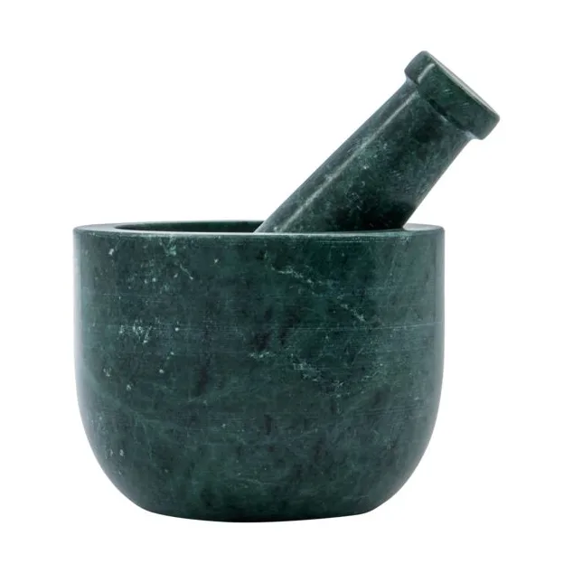 House Doctor Arb mortar with pestle o10 cm Dark green