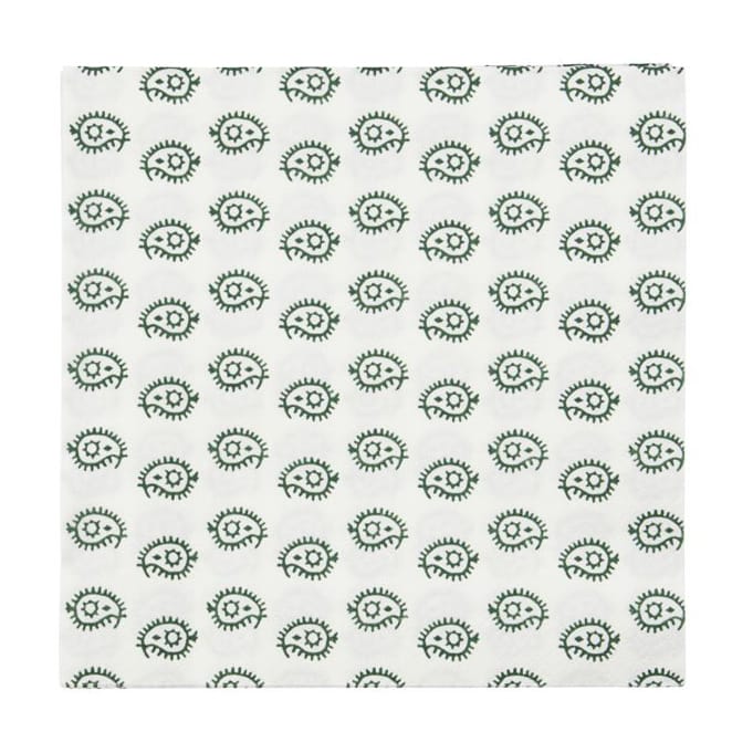 Arke napkins 40st - Green - House Doctor