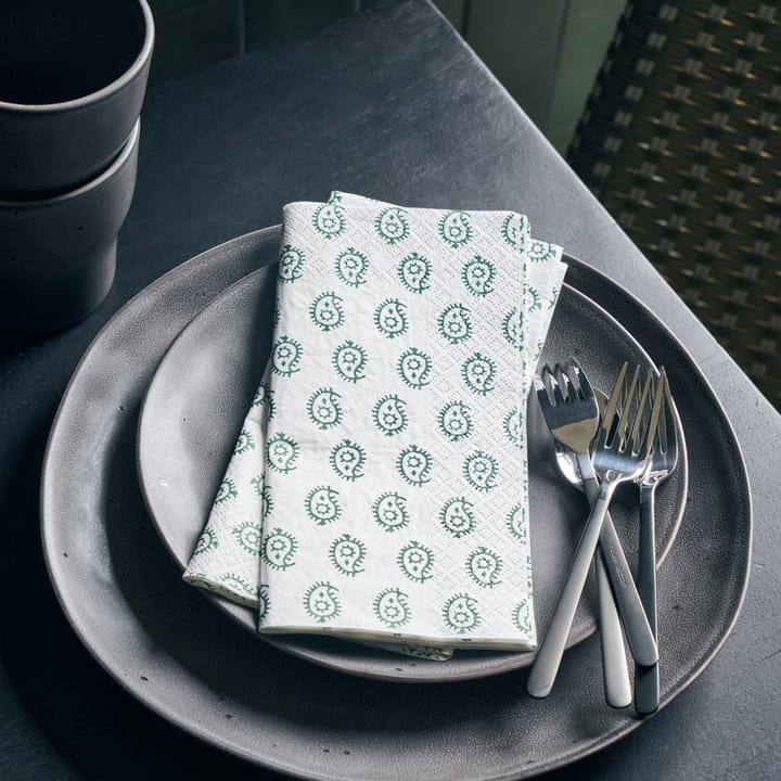 Arke napkins 40st - Green - House Doctor