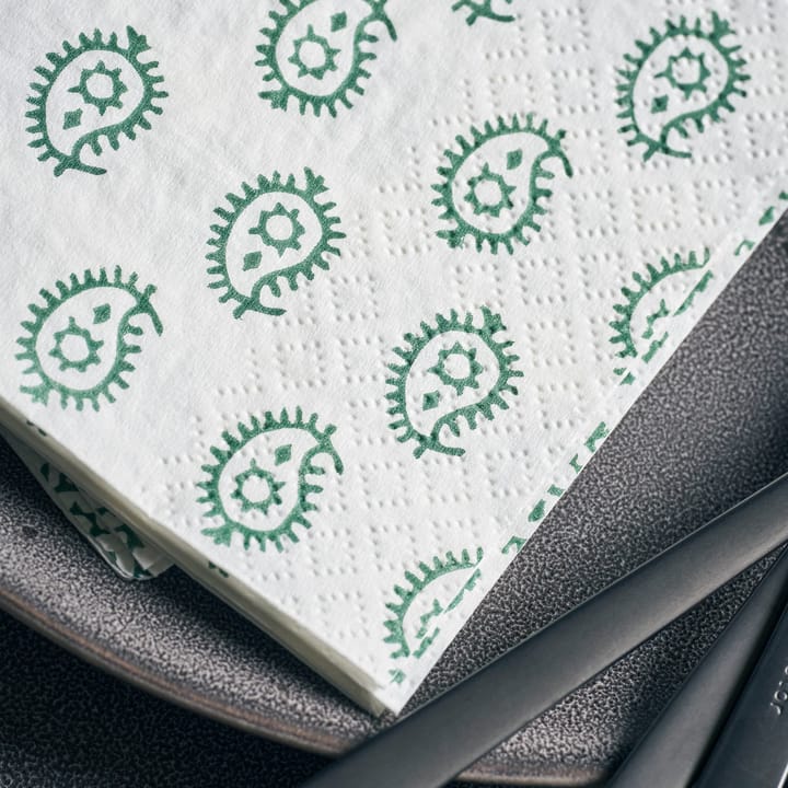 Arke napkins 40st - Green - House Doctor