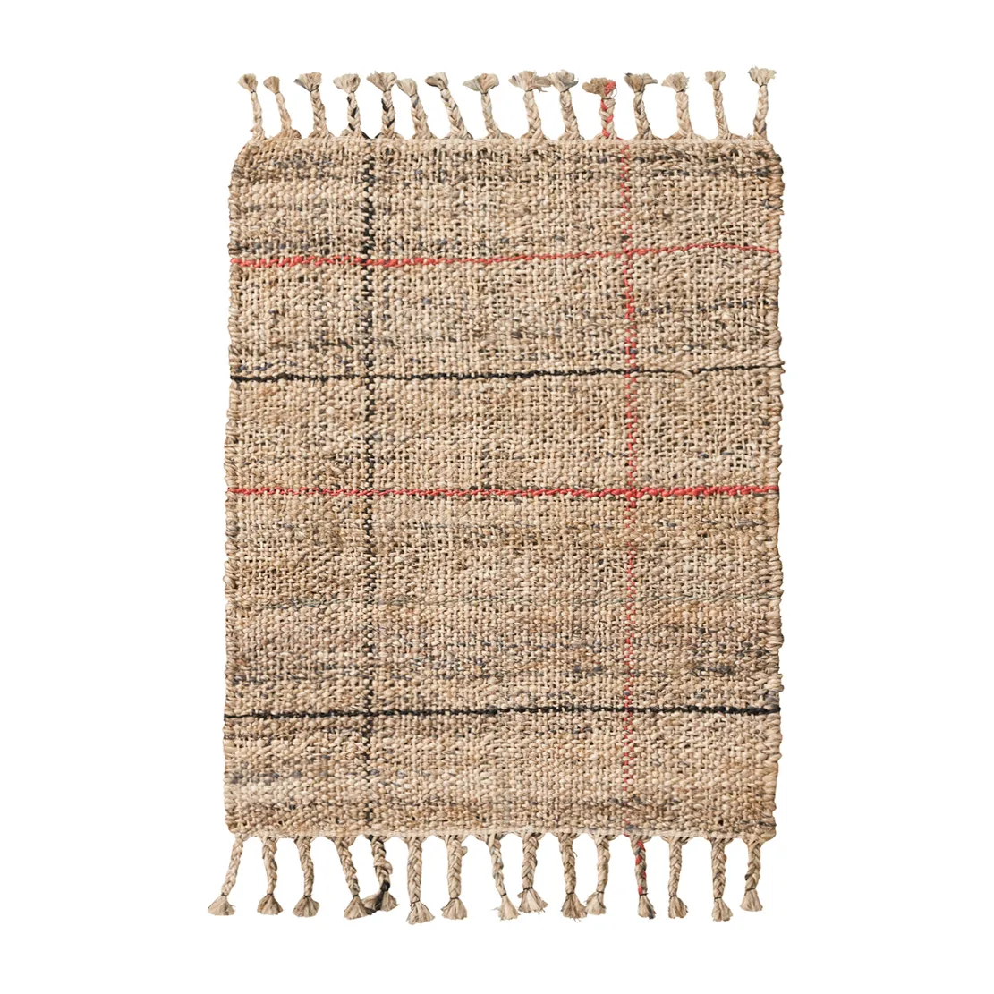 House Doctor Atur rug 60x90 cm | Scandinavian Design | Jute & natural fibre rugs | Multi