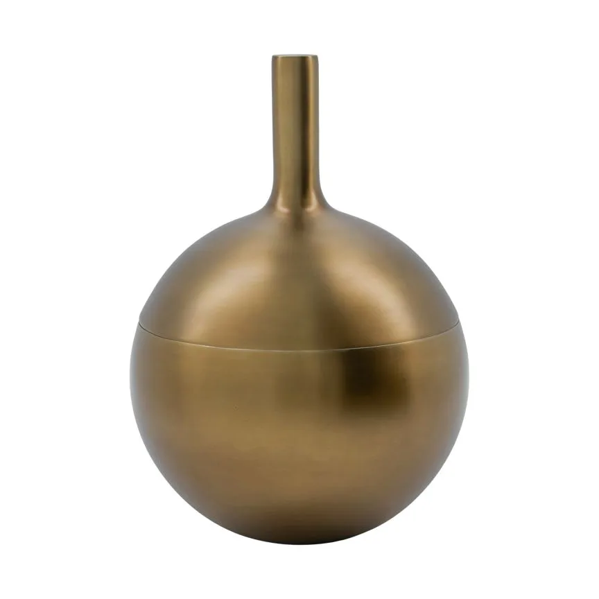 House Doctor Baar ice bucket o20 cm Antique brass | Scandinavian Design | Ice buckets | Gold-coloured