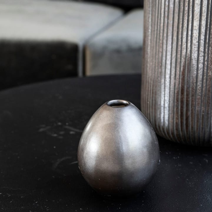 Baby vase - Earthenware, Matte black House Doctor