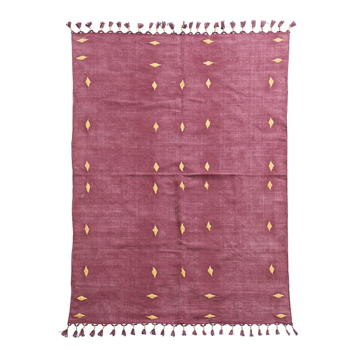 Backside rug  140 x 200 cm - wine red - House Doctor
