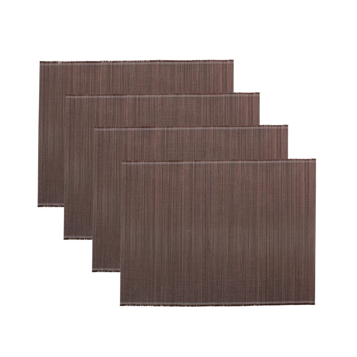Bamb placemat 33x45 cm 4-pack - light brown - House Doctor