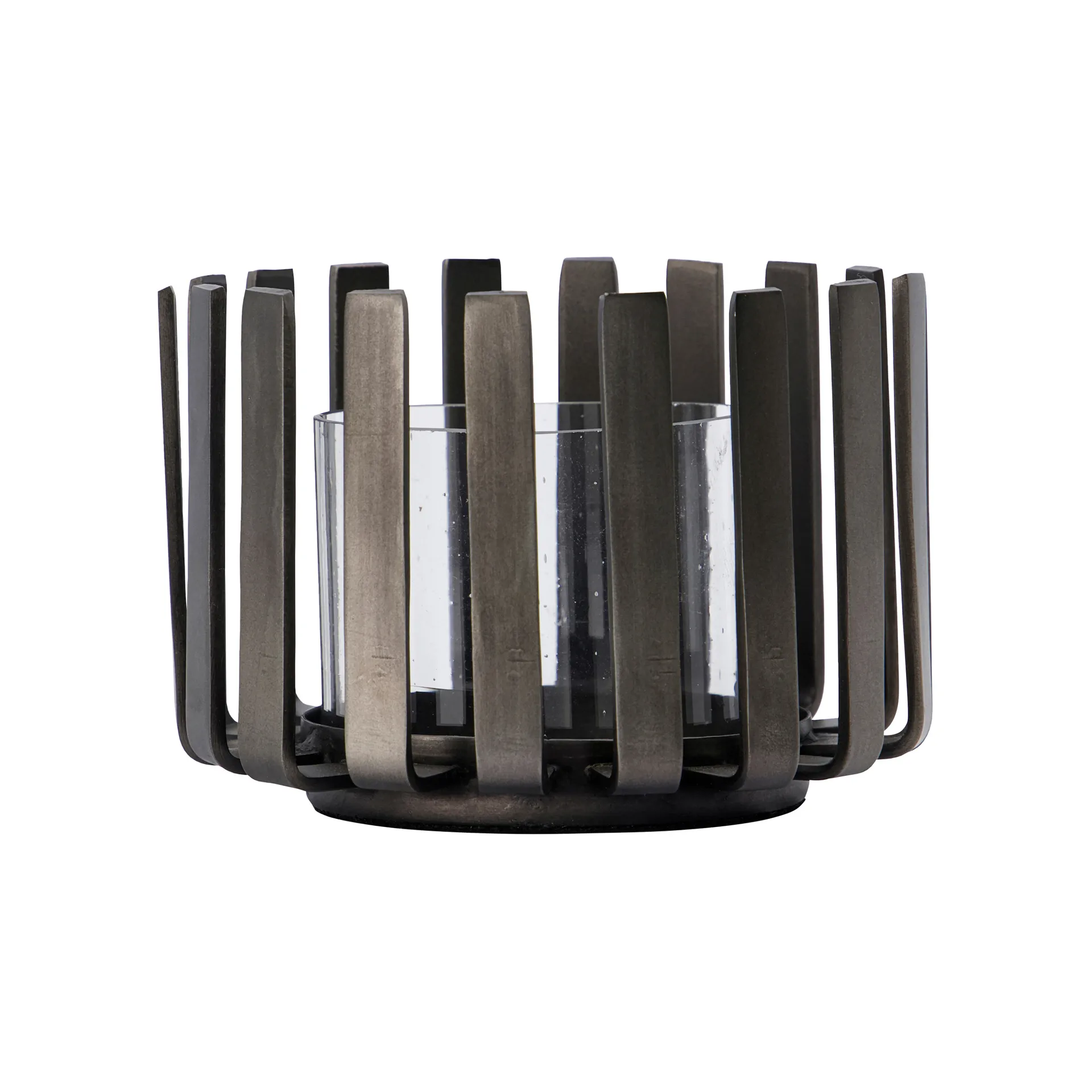 Bars tea light holder Ø10 cm, Black House Doctor