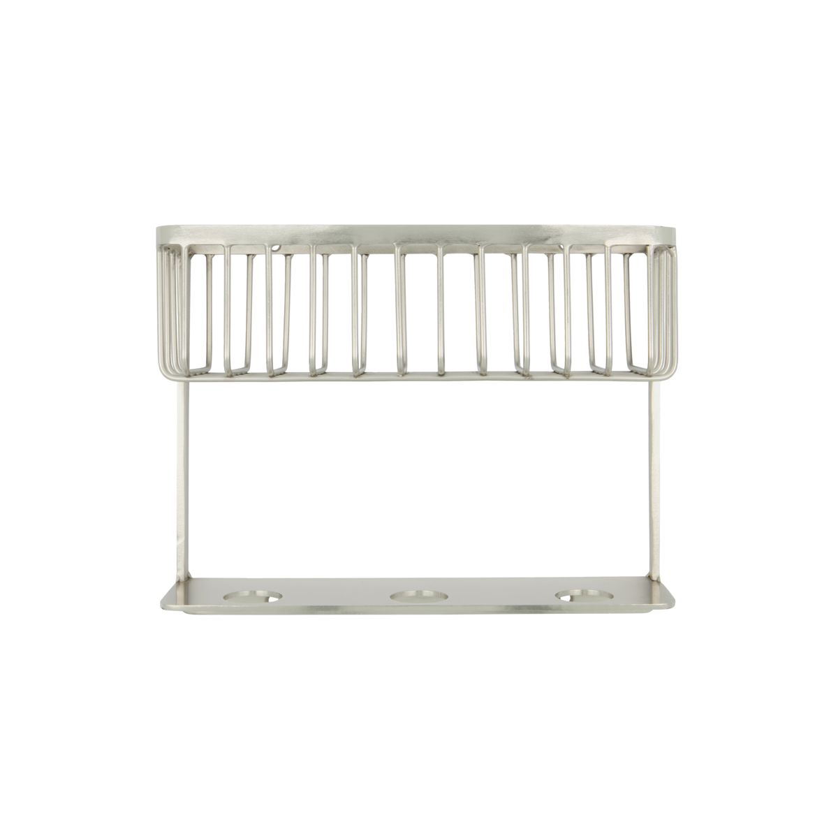House Doctor Bath bathroom shelf 20x25.5 cm Silver finish