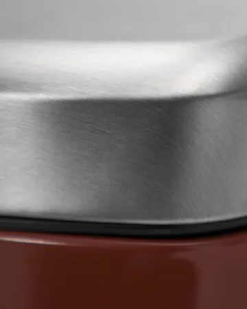 Black waste bin - Terracotta, 27x36x46 cm - House Doctor