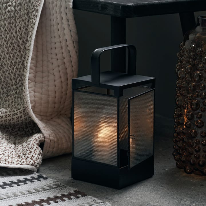 Blaze lantern 25 cm - Black antique - House Doctor