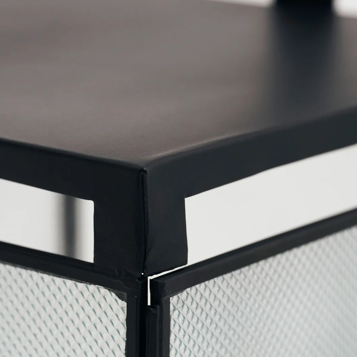 Blaze lantern 50 cm, Black antique House Doctor