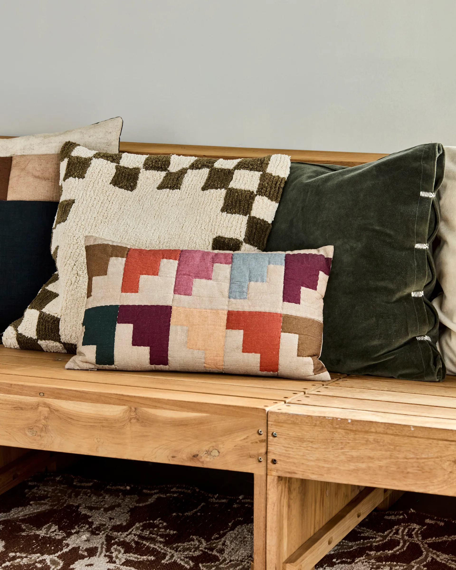 Block cushion cover 30x50 cm, Multi House Doctor