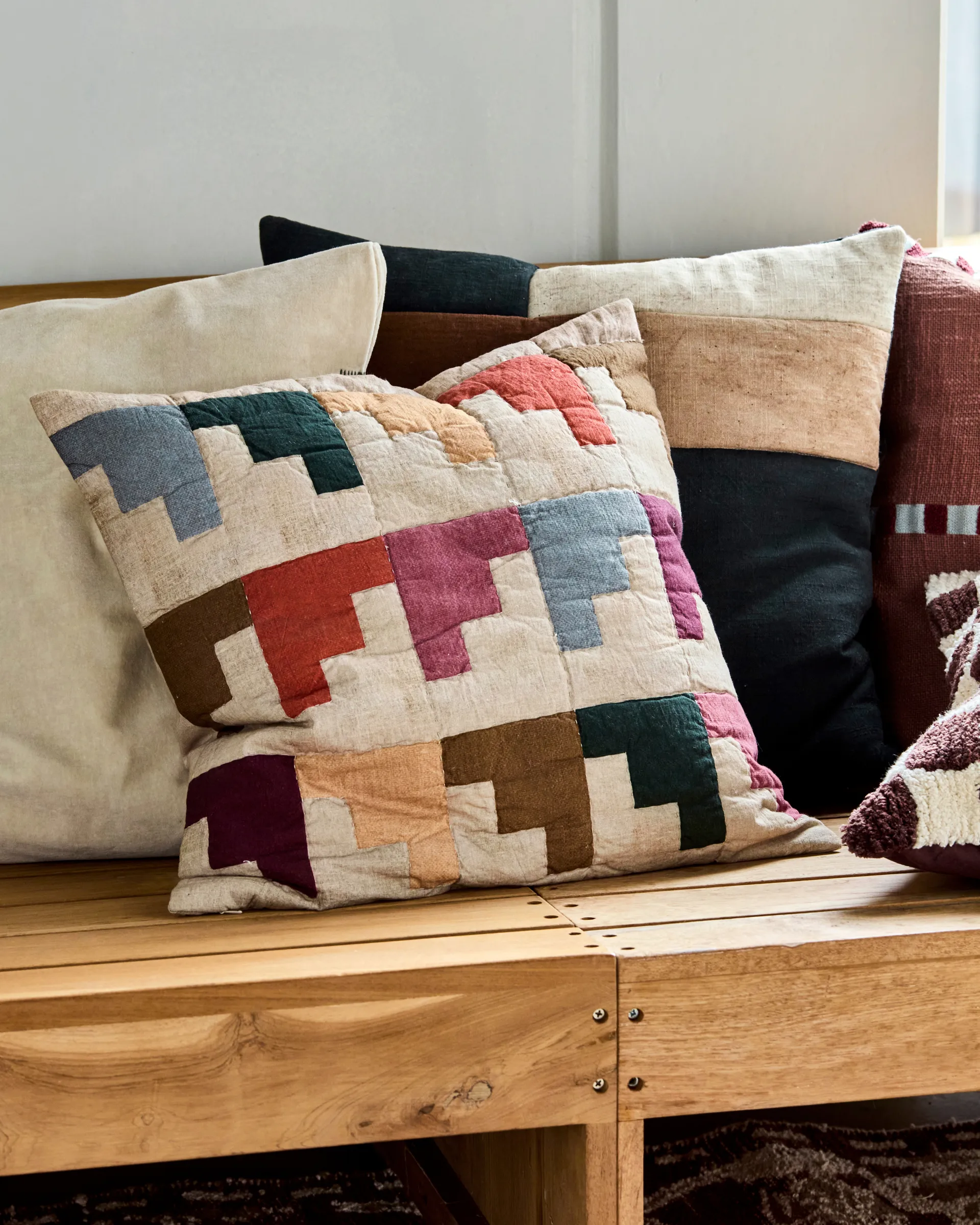 Block cushion cover 50x50 cm, Multi House Doctor