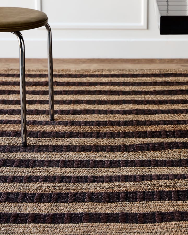 Block rug brown-natural, 160x230 cm House Doctor