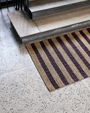 Block rug brown-natural - 85x130 cm - House Doctor