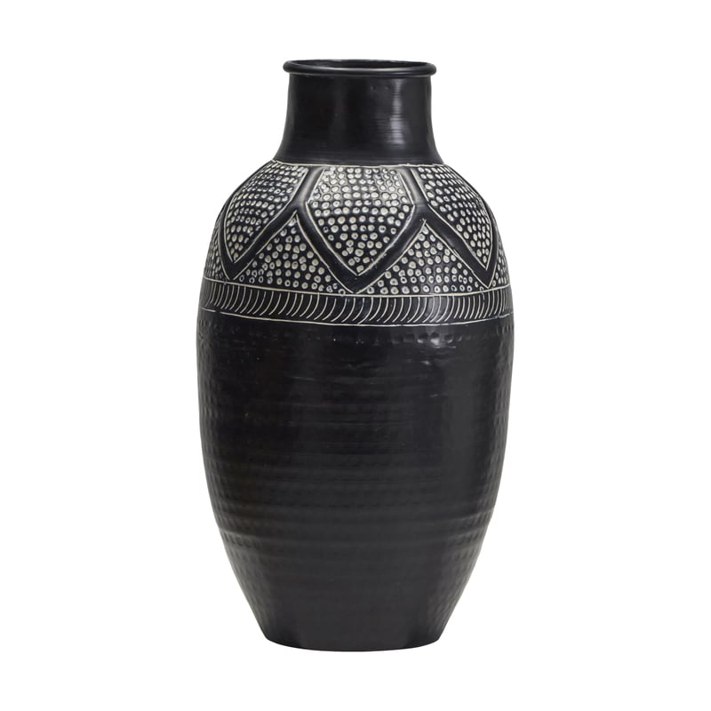 House Doctor Bloss vase 38 cm Black