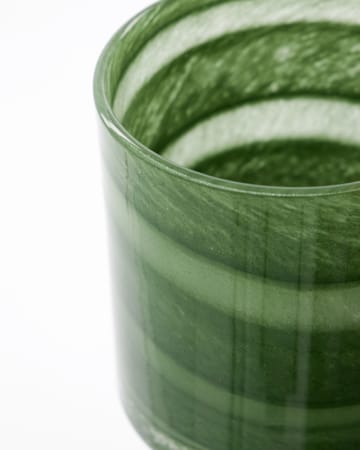 Blur tea light holder Ø9 cm - Green - House Doctor
