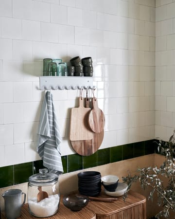 Book rack 9 hooks 18x60 cm - Light gray - House Doctor