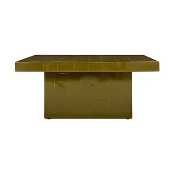 Brick coffee table 100x100x44 cm - Green - House Doctor