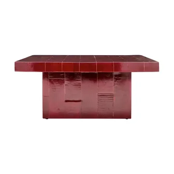 Brick coffee table 100x100x44 cm - Red - House Doctor