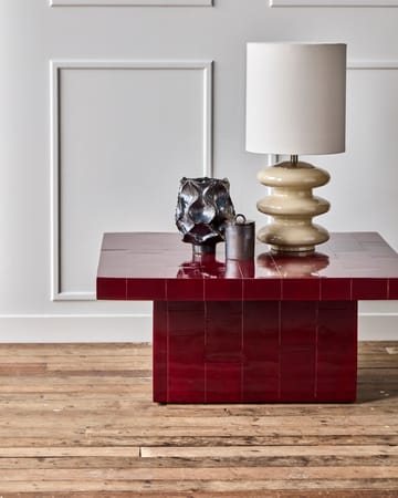 Brick coffee table 100x100x44 cm - Red - House Doctor