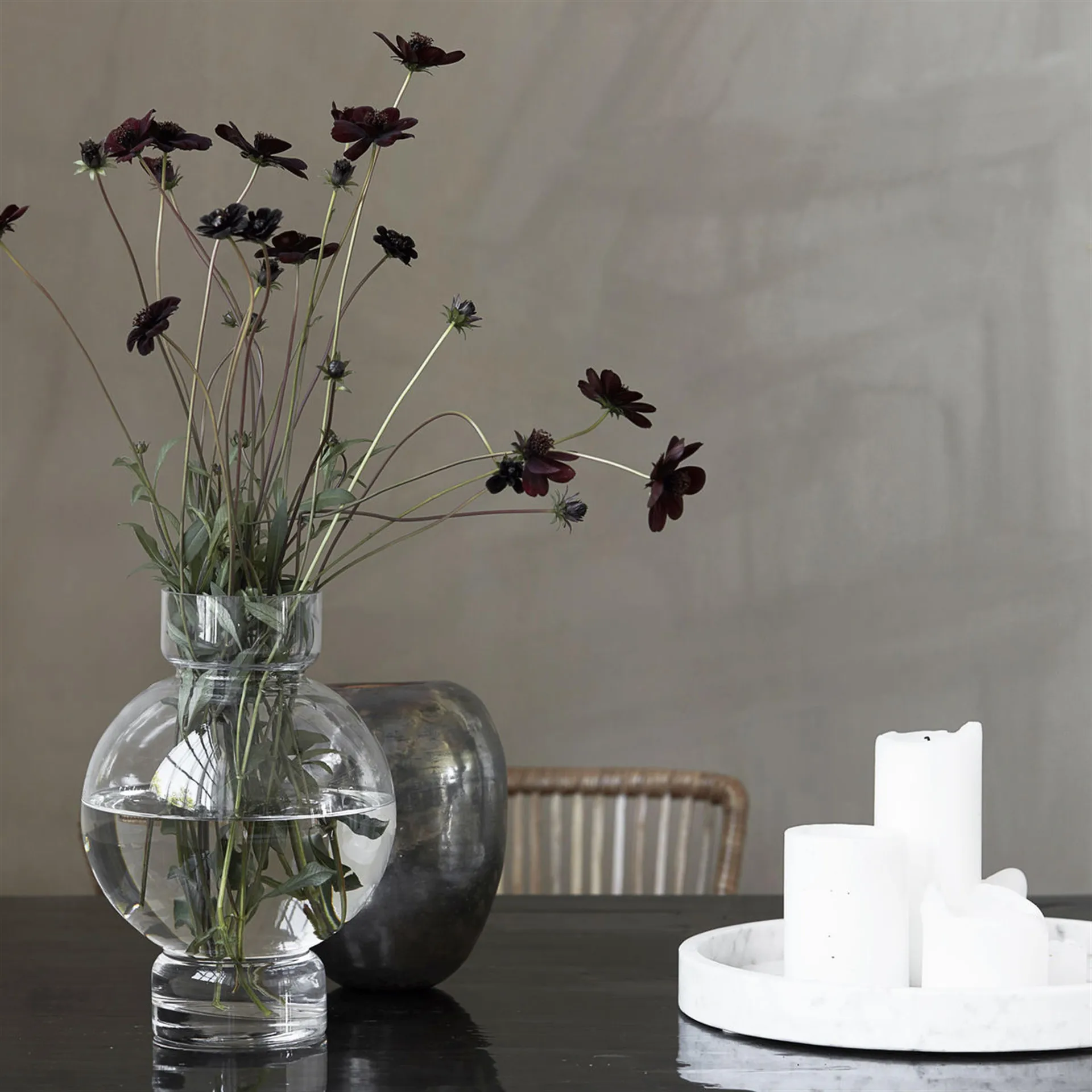 Bubble vase 25 cm, clear House Doctor