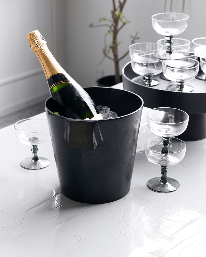 Buck wine cooler Ø22 cm, Browned brass House Doctor