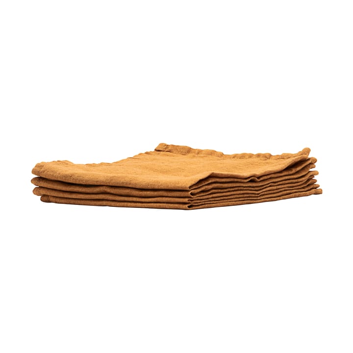 By linen napkin 4-pack - curry - House Doctor