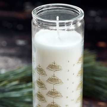 Calendar candle in glass - Gold - House Doctor