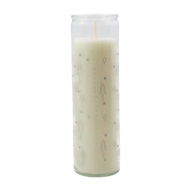 Calendar candle in glass - Silver - House Doctor